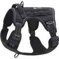 No Pull Tactical Dog Harness with Control Handle - Durable Vest with Reflective Straps for Large Dogs, Ideal for Training, Working & Service Dogs