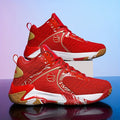 Men's High Top Basketball Shoes Anti-Slip Rubber Sole Breathable Lace-Up Sneakers for Men Durable Sports Running Shoes 3 Colors Sizes US 6.5-13.5 Cushioned Ankle Support