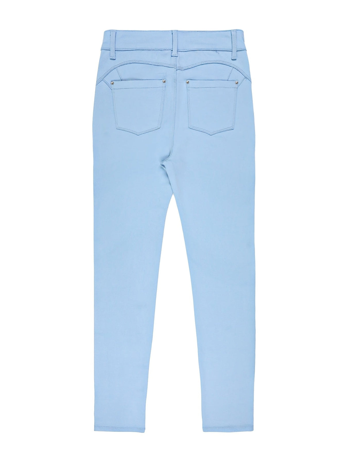 Women's High Waist Stretch Skinny Jeans Metal Button Detail Street Style Slim Fit Denim Pants 10 Colors S-XXL