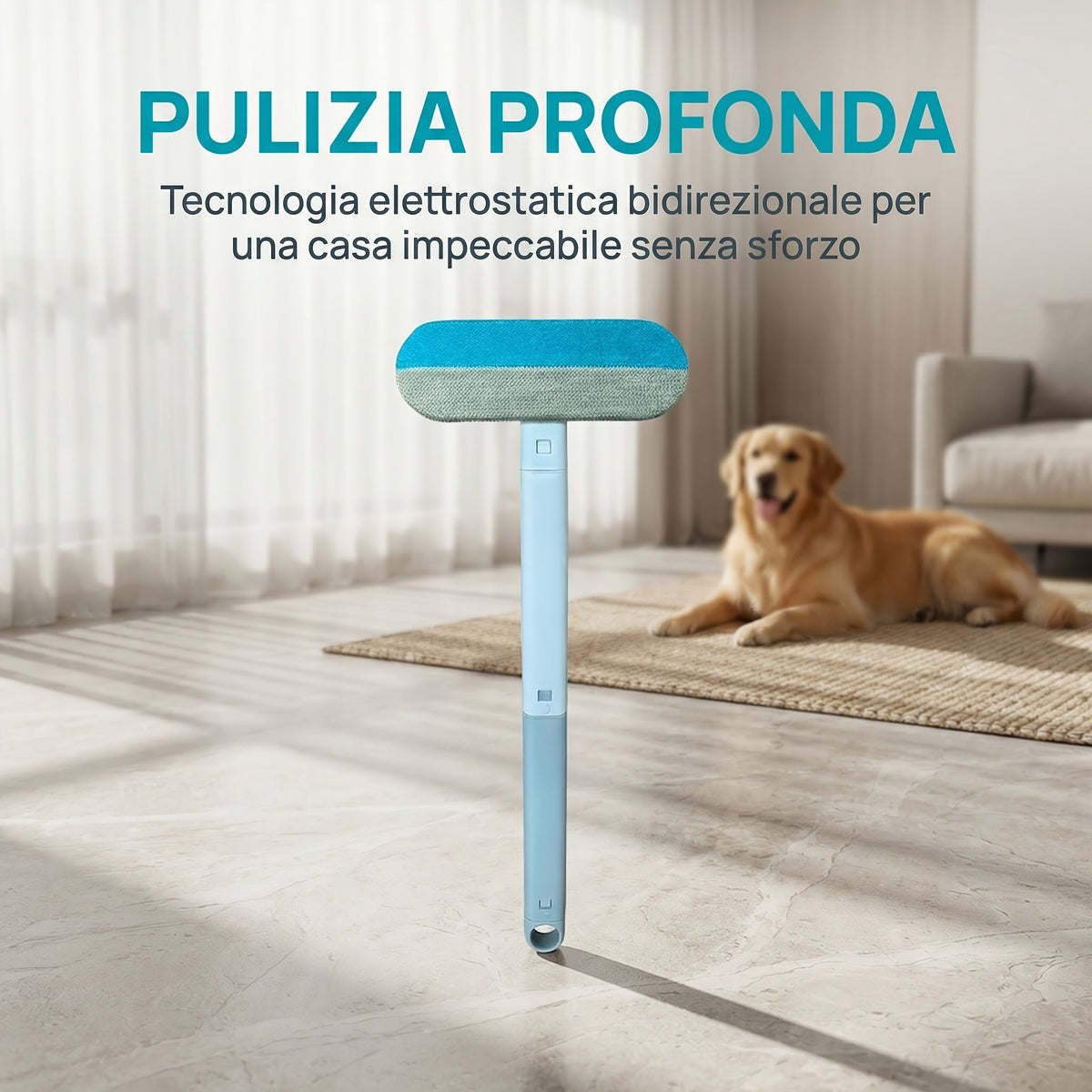 Pet Hair Remover Brush – Multi-Functional Dog & Cat Hair Cleaner Lint Roller for Carpets, Sofas, Beds & Furniture, Reusable Grooming Hair Picker for Home Use