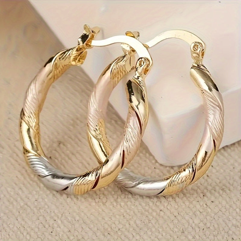 4-Pair Antique Pendant Earrings Set for Women Vintage Circle Geometric Mix Boho Dangle Earrings Daily Fashion & Party Jewelry