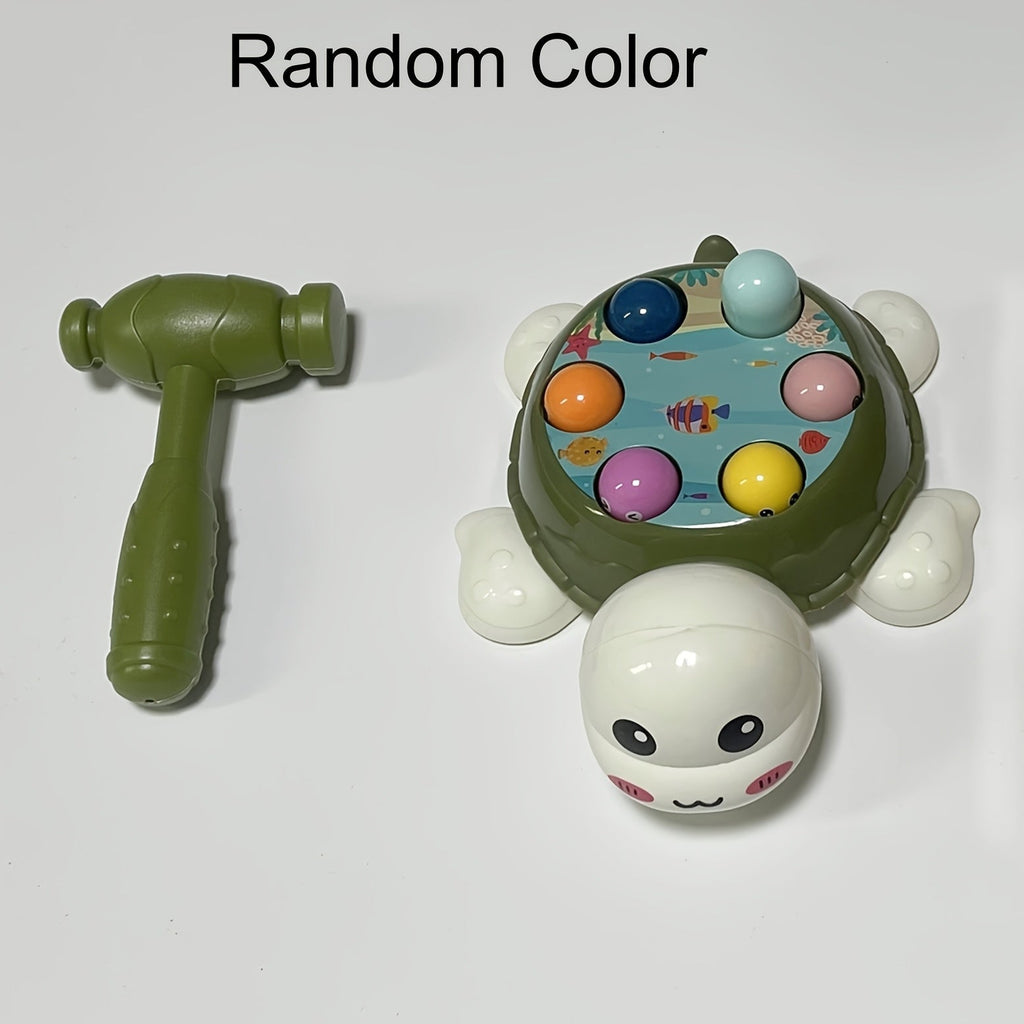 Toddler Hammer Toy Interactive Turtle Shape Sorting Game Educational Colorful Pounding Bench Toy for Babies Kids Ages 1 2 3 Year Old Developmental STEM Gift Christmas Halloween Thanksgiving Birthday