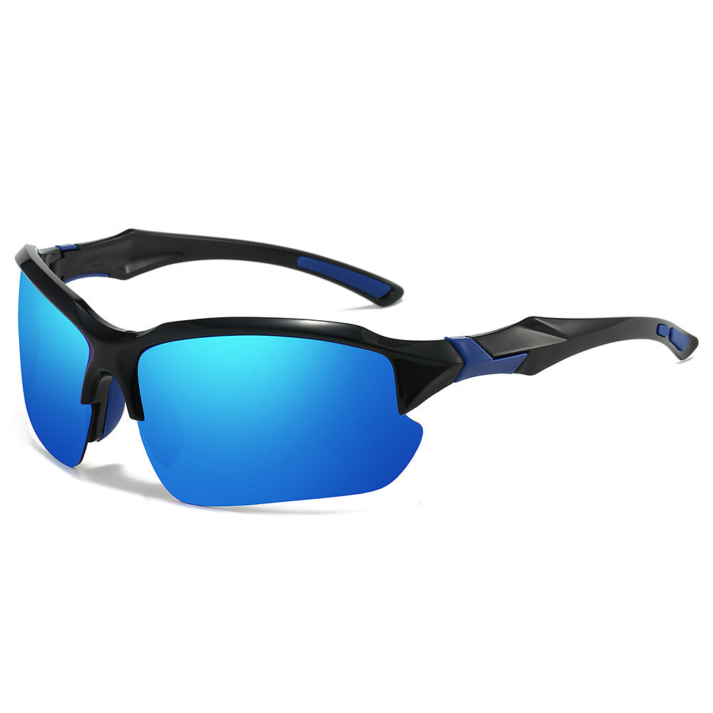 3-Pack Sports Sunglasses UV400 Half Frame for Men & Women – Lightweight Polarized Goggles for Running, Fishing, Skiing, Driving & Outdoor Activities, Sun Protection Eyewear Set