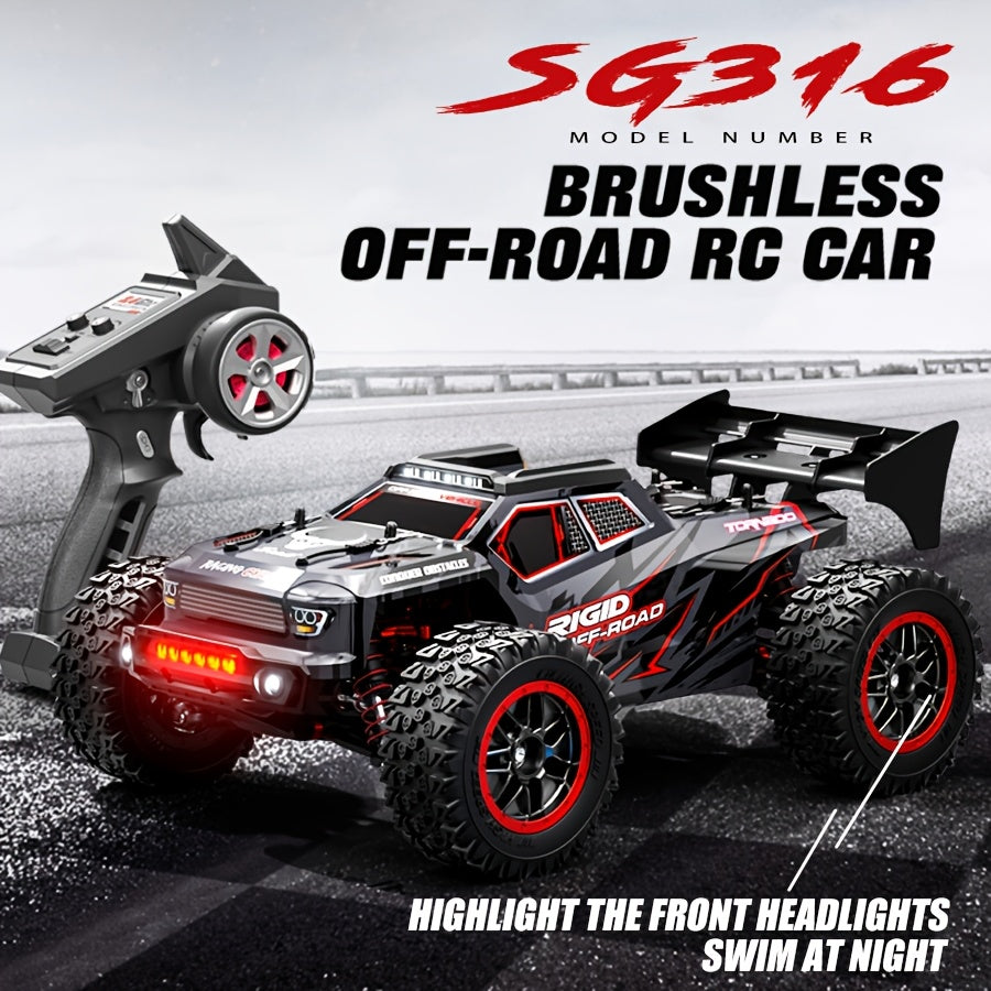 80 KM/H Brushless RC Car for Adults - High Speed 4WD Off-Road Remote Control Vehicle, Fully Proportional Speed Control, Realistic Structure Design | Professional RC Car for Collectors & Competitors