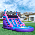 Inflatable Water Slide Bounce House 21x11x13.5FT with Splash Pool, Wet Dry Slide for Kids Backyard Outdoor Fun, Heavy-Duty Commercial Grade Bouncer with Built-In Slide - Perfect Summer Gift for Kids