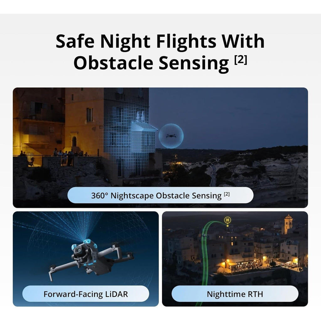 DJI Mini 5 Pro 4K Drone with 1-Inch CMOS Camera, 4K/60fps HDR Video, Omnidirectional Obstacle Sensing, Under 249g Foldable Mini Drone with 36-Min Flight Time, 225° Gimbal, True Vertical Shooting