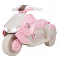 6V Battery Powered Kids Ride On Motorcycle Toy for Boys Girls Ages 3-6 with LED Lights Interstellar Music Realistic Engine Sounds All-Terrain Tires USB MP3 Support Pink Blue Green Birthday Gift
