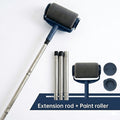 Paint Roller Brush Set 6.3 Inch with 4 Sealed Refill Paint Lids – Professional Wall Painting Kit for Home Repairs, Interior Walls, Ceilings & Decor Maintenance, Easy-Glide Smooth Finish