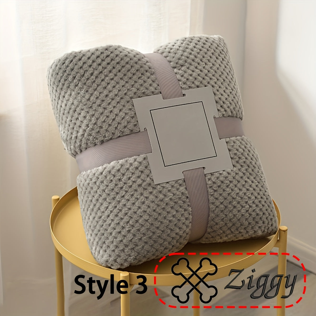 Personalized Pet Blanket Custom Embroidered with Name - Plaid Throw Blanket for Dogs & Cats, Cozy Machine Washable Bedspread for Bed & Couch, 3 Embroidery Styles 4 Colors - Puppy & Kitten Gift