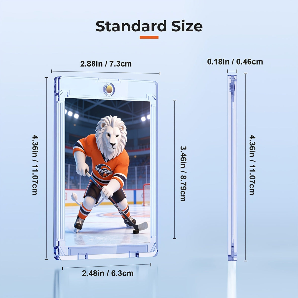 Magnetic Card Holders for Trading Cards 200/400 Pack - Ultra-Thin One-Touch UV Hard Plastic Case with Magnetic Closure | Sports Football Baseball TCG Card Sleeves for Collectors