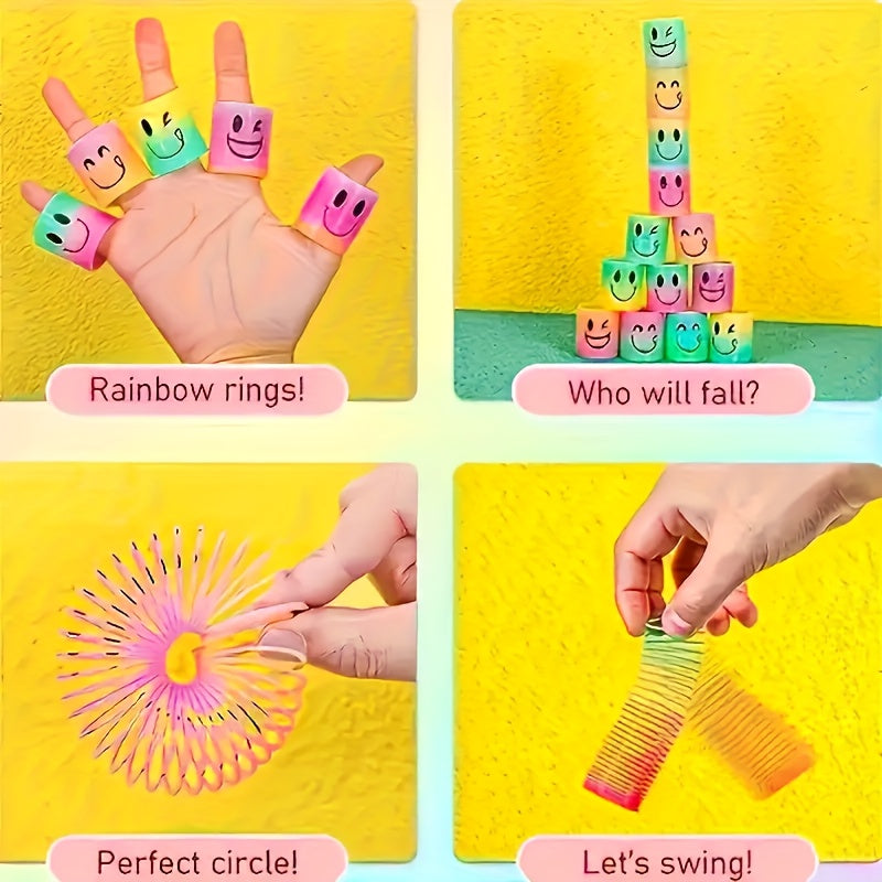32 Pcs Mini Magic Spring Coil Toys Bulk Set for Kids Party Favors Goodie Bag Stuffers Classroom Rewards Prize Box Birthday Easter Halloween Christmas Carnival Giveaways Random Colors