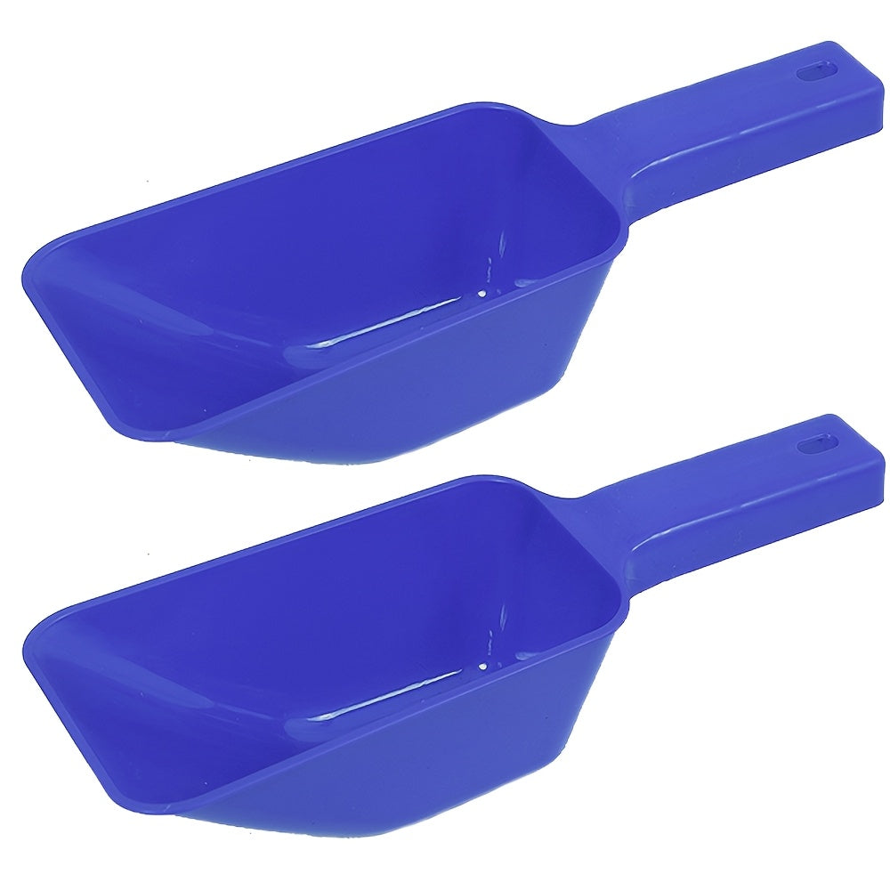 Pet Food Measuring Spoon with Volume Lines – Dishwasher Safe Plastic Portion Control Scoop for Dog & Cat Food, Portable Accurate Feeding Tool, 1pc or 2pcs, Black Grey Blue Red