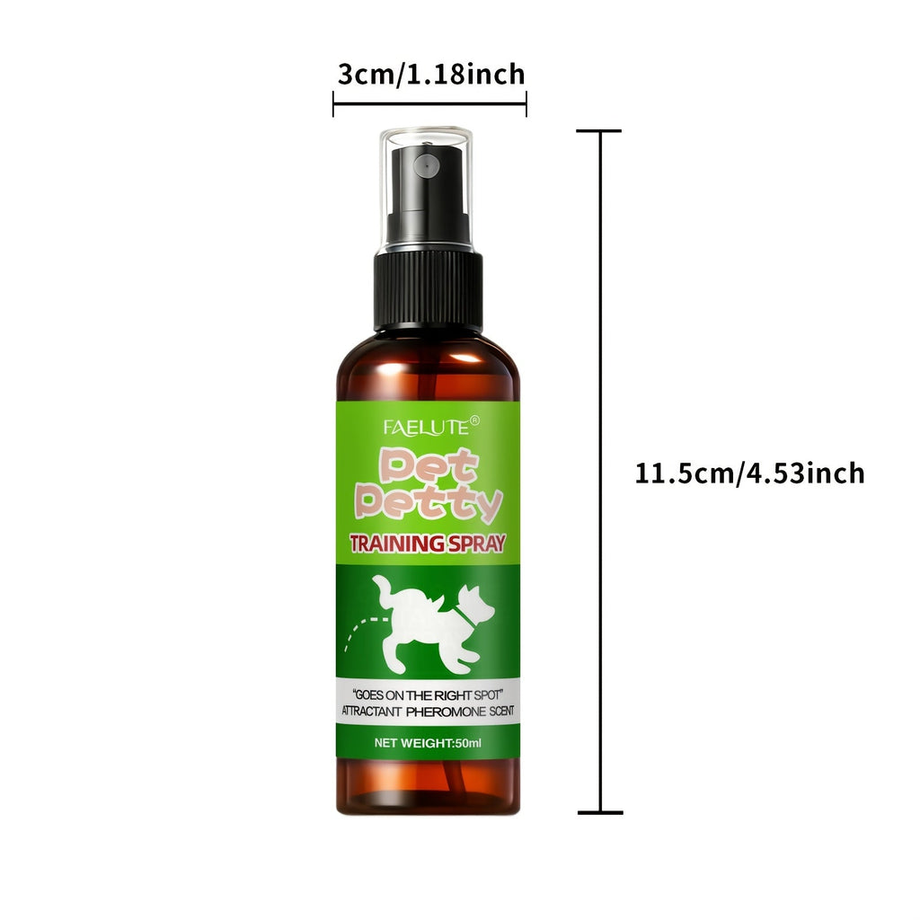 Pet Potty Training Spray for Dogs & Cats - Pheromone-Inspired Indoor Spot Guidance for Puppies & Kittens, Fast-Acting Puppy Pad Attractant, Helps Pets Recognize the Right Bathroom Spot, Clean & Non-Messy Formula