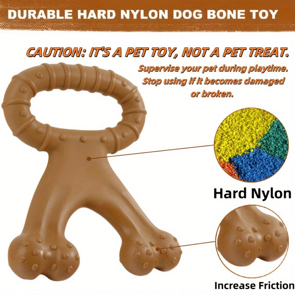 Beef Flavor Dog Chew Toy for Teeth Cleaning & Training – Interactive Durable Chew Toy for Small Medium Large & Giant Breeds, Promotes Dental Health, Satisfies Chewing Instinct, Long-Lasting