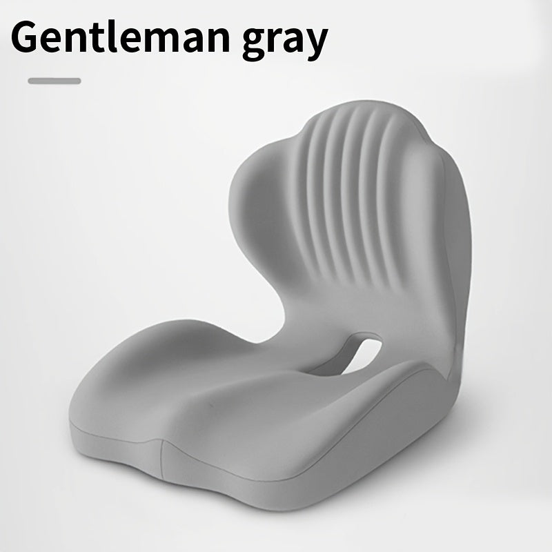 Ergonomic Memory Foam Seat Cushion with Back Support & Breathable Hollow Design – Comfortable Coccyx Cushion for Office Chair Car Seat Long Sitting Unisex