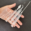 Bird Feeding Syringe Tube Set 6pcs Hand-Feeding Kit for Baby Birds Parrots Small Pets Plastic Crop Feeder with Measuring Tube Avian Hand Rearing Supplies Vet Lab Use
