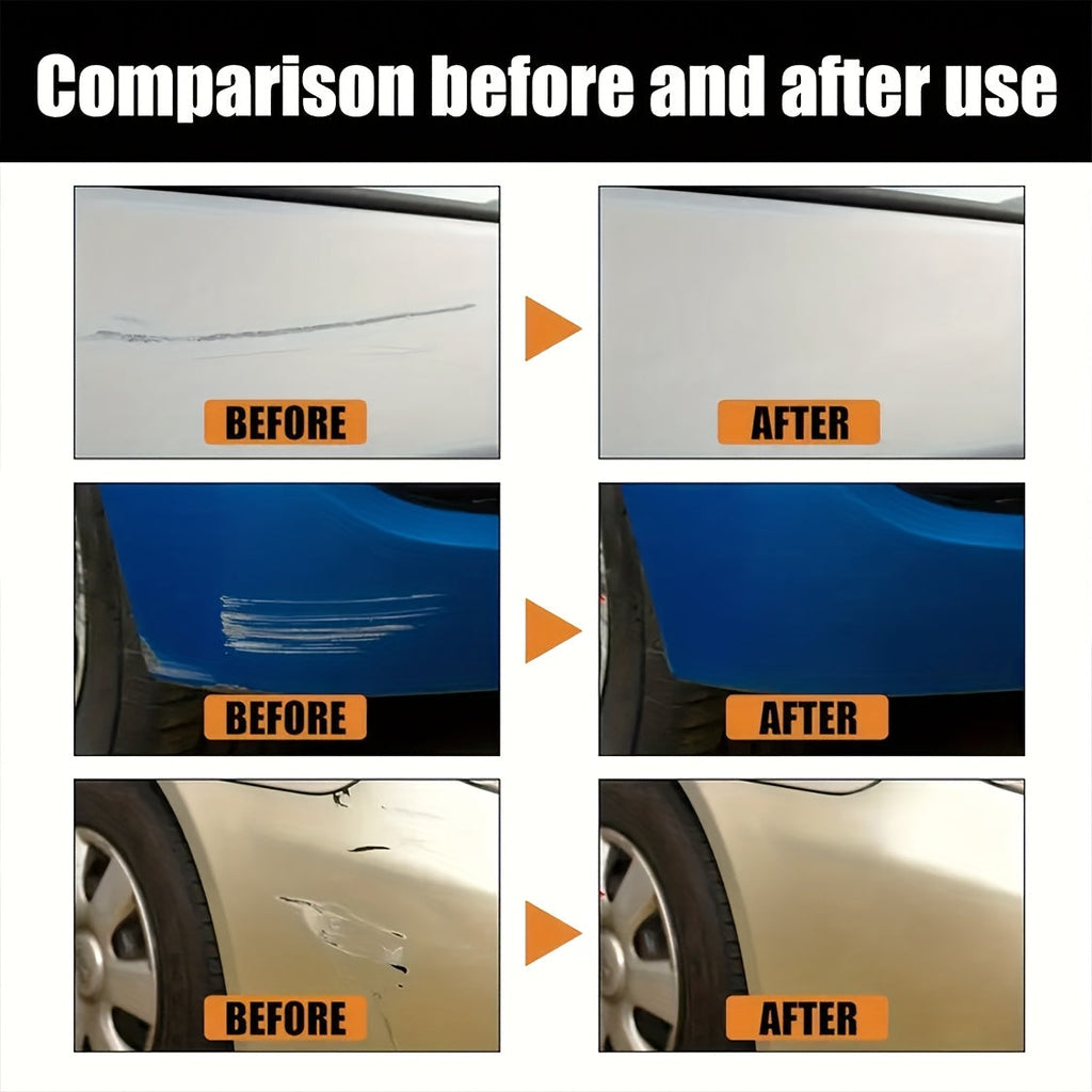 Car Scratch Remover Paste – Professional Clear Coat Repair Kit for Surface Blemishes, Swirl Marks & Light Scratches, 150ml Car Care Kit for Exterior Paint Restoration