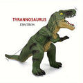 Realistic Soft Rubber Dinosaur Toy Figures for Kids - Choose Tyrannosaurus Rex, Triceratops, Pterodactyl, Brachiosaurus, Acanthosaurus or Combo, Durable Dino Playset for Boys and Girls, Birthday Christmas Gift