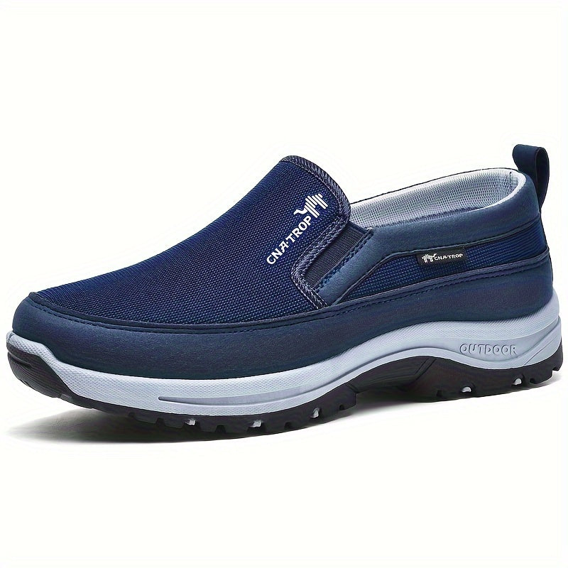 Men's Hiking Shoes Non-Slip Breathable Outdoor Trail Sneakers Lightweight Cushioned Walking Shoes for Men 4 Colors Sizes US 6.5-12.5 Comfortable Trekking Shoes for Camping Adventure Travel